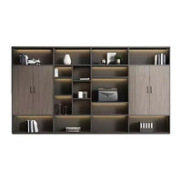 Boss Office Computer Executive Desk Double Layer Boss Desk With Dual Cabinet Design  LBZ-1031