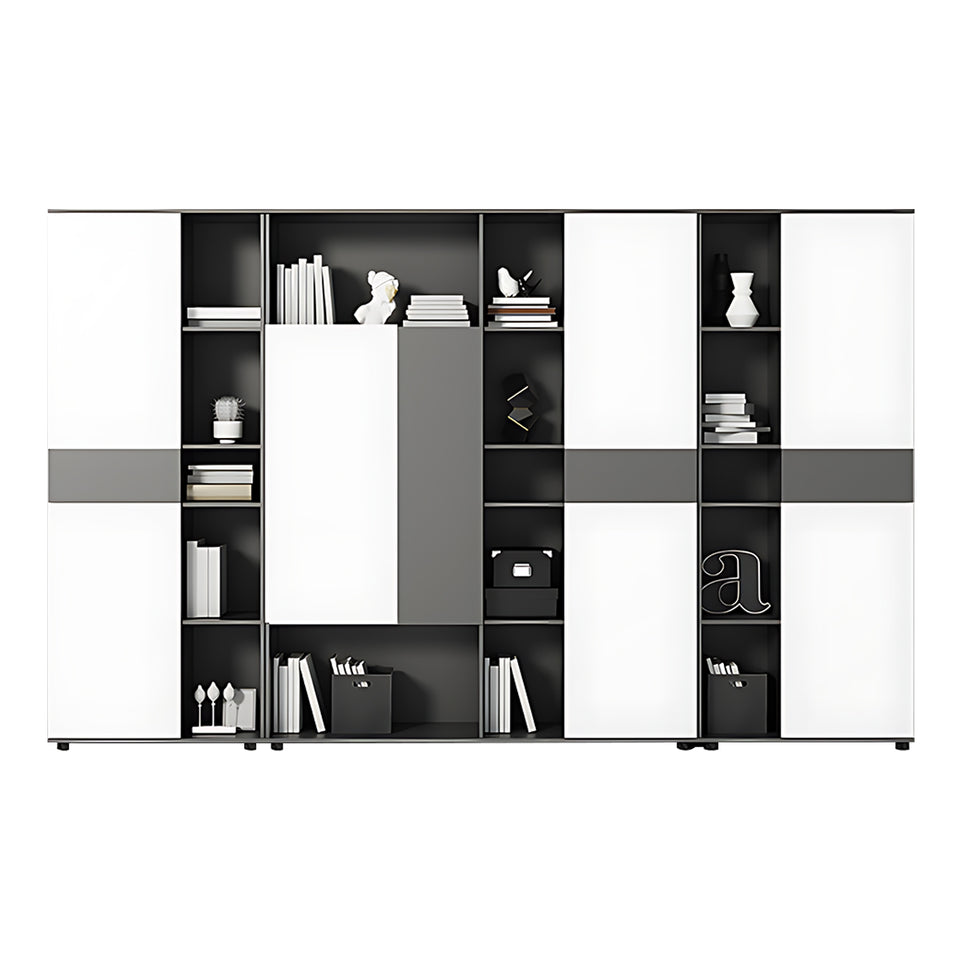 High-End Executive Desk Set With Secure Storage And Smart Cable Management LBZ-2146