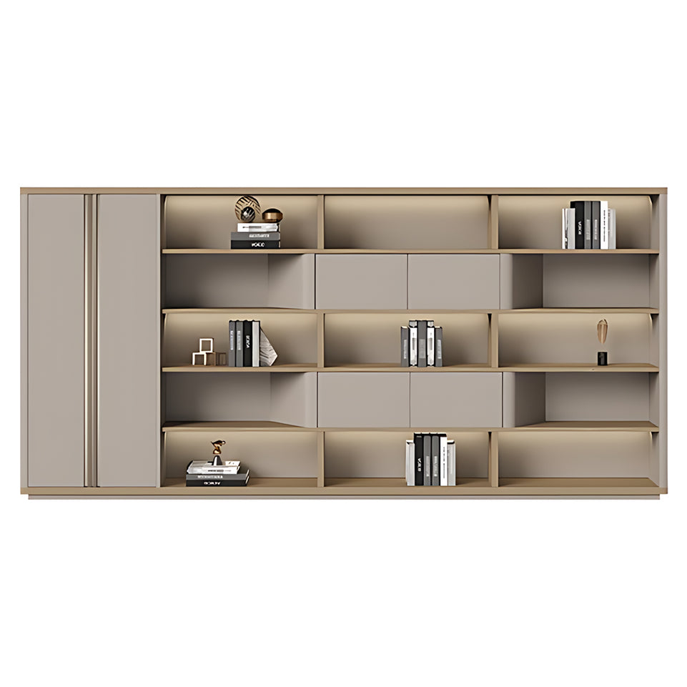 Luxury Minimalist Executive Desk With Creative Geometric Legs And Integrated Storage LBZ-2173