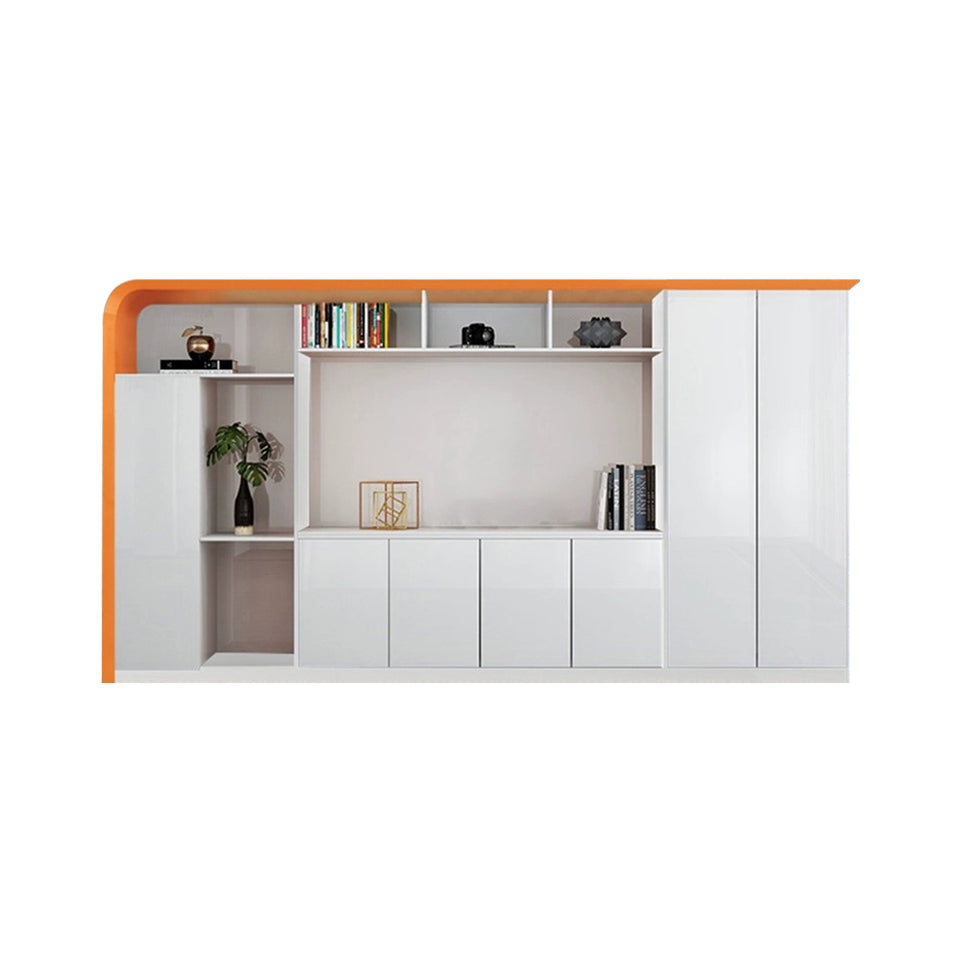 Modern White Executive Desk Stylish White Lacquer Office Desk LBZ-1050