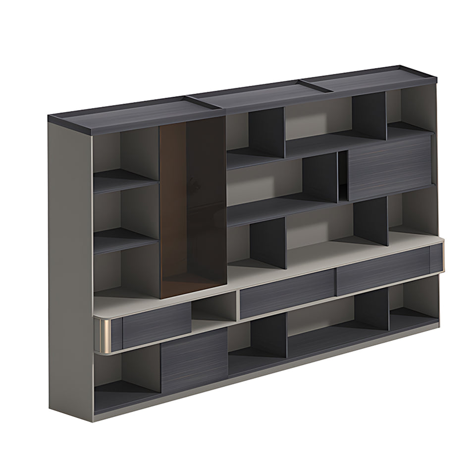 Executive Desk With High Load-Bearing Capacity L-Shape Corner Desk with Side Cabinet LBZ-1067