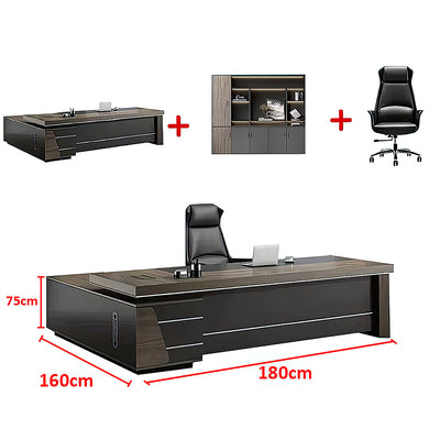 Boss Office Furniture Set Executive Computer Desk Chair Large File Storage Cabinet LBZ-1028