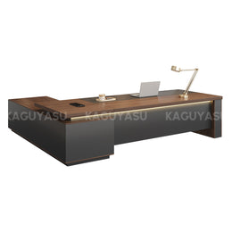Modern High-End Executive Desk with Thick Desktop and Spacious Under-Desk Clearance LBZ-2143(In Stock)