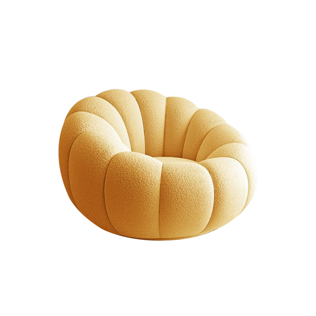 Cream Style Lazy Sofa Reclining Sleepy Pumpkin Sofa Chair BSF-2066