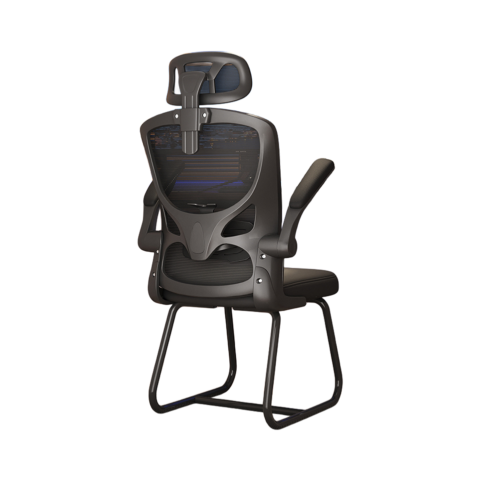 Ergonomic Office Chair With Breathable Mesh, Adjustable Headrest And Lumbar Support BGY-2051