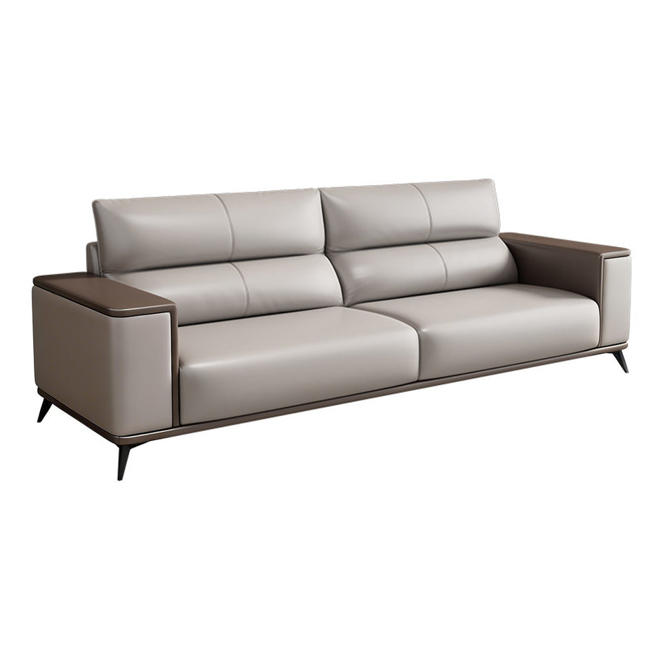 L-Shaped Reception Desk 40-106 in Wide with Lumbar Support for Office Lobby