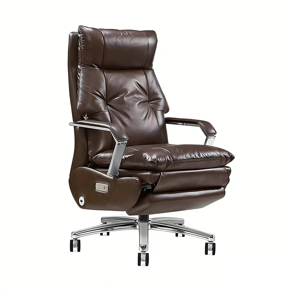 Ergonomic Office Chair 27 in Wide with Reclining & Lumbar Support for Executive Office