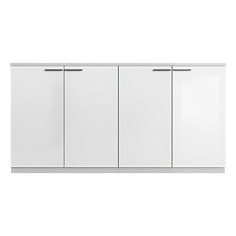 Office partition cabinet black and white storage cabinet WJG-1011
