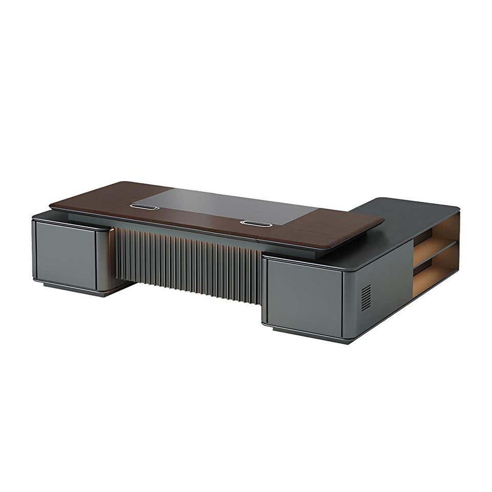 Modern light luxury Lacquer Executive Desk high-end chairman desk president desk LBZ-10180