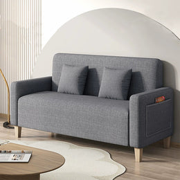 Minimalist and Convenient Comfortable Gray Breathable Sofa with Storage Bag Design BSF-K019-019(East Coast)