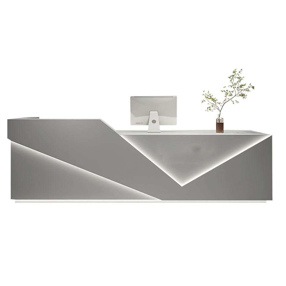 High-End Salon Reception Desk with Ample Storage Space JDT-2060