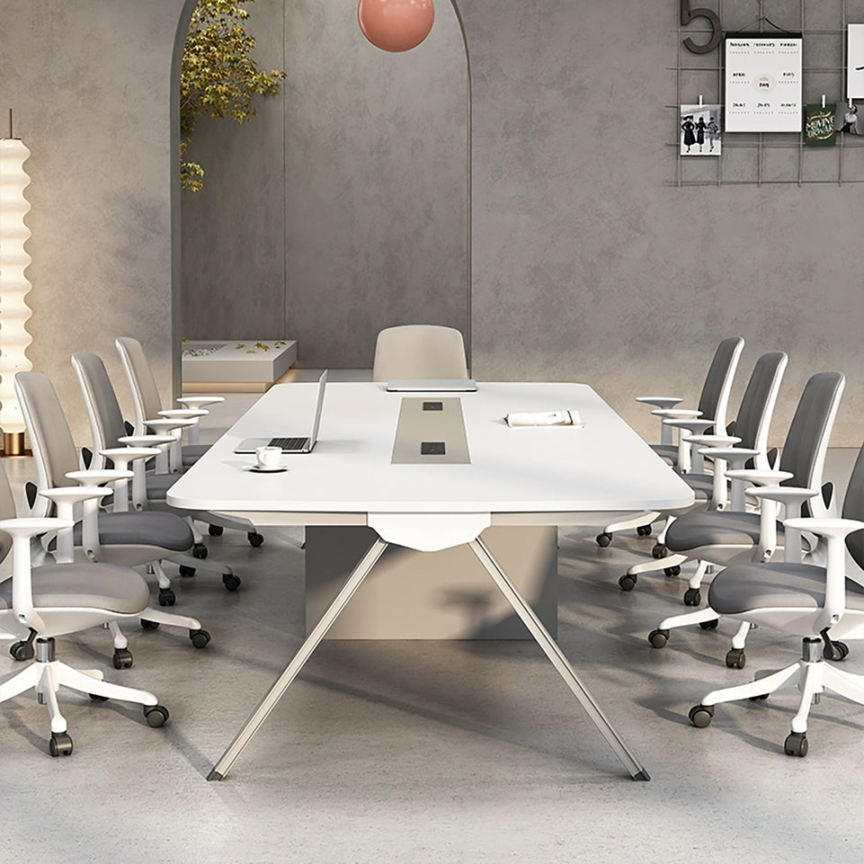 Small conference table long table modern Simple Office Meeting Tableand chairs HYZ-1092