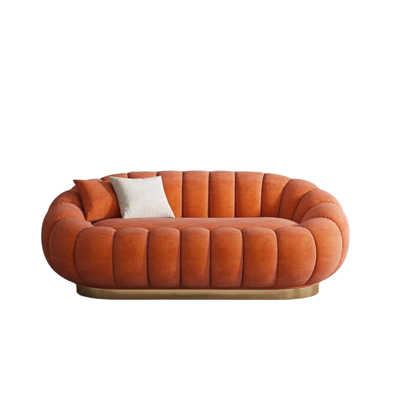 Cream Style Lazy Sofa Reclining Sleepy Pumpkin Sofa Chair BSF-2066
