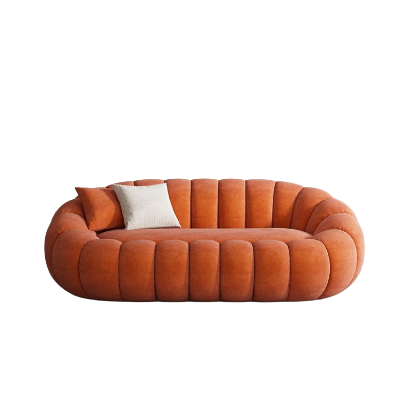 Cream Style Lazy Sofa Reclining Sleepy Pumpkin Sofa Chair BSF-2066