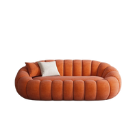 Cream Style Lazy Sofa Reclining Sleepy Pumpkin Sofa Chair BSF-2066
