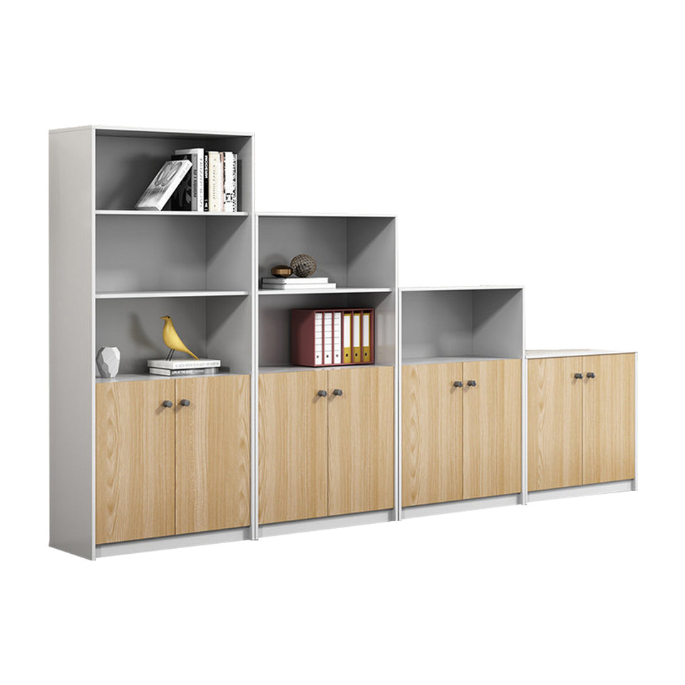 File Cabinet 31-79 in Tall with U-Shaped & Solid Wood for Office