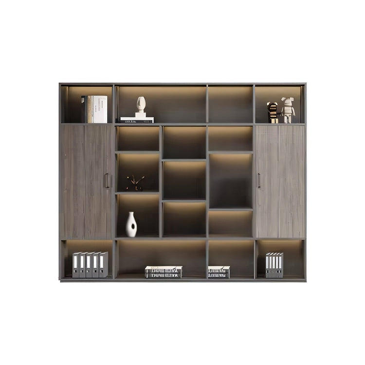 Modern Executive Office Desk and Chair Set Minimalist Design for Managers with Dual Cabinets LBZ-10154