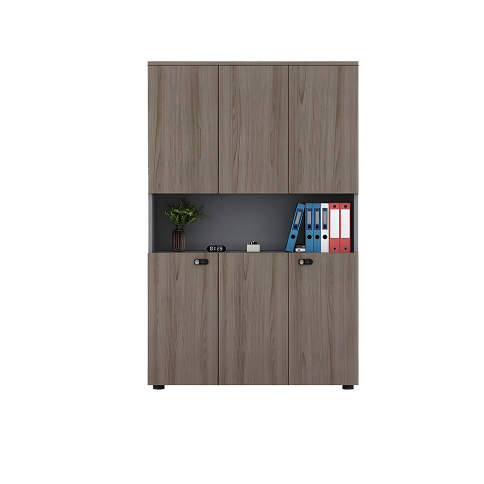 Sleek Durable Lockable Floor-Standing Office Filing Cabinet With Adjustable Shelves For Secure Document Storage WJG-2167