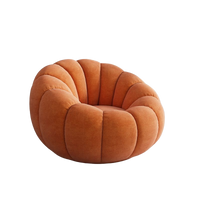 Cream Style Lazy Sofa Reclining Sleepy Pumpkin Sofa Chair BSF-2066