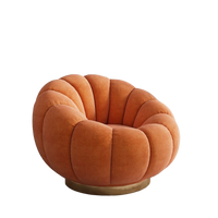Cream Style Lazy Sofa Reclining Sleepy Pumpkin Sofa Chair BSF-2066