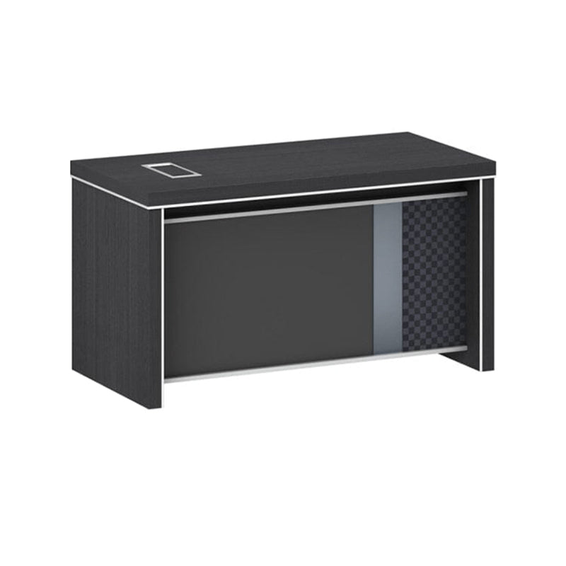 Modern Executive Desk Solid Wood and Ensemble with Side Cabinet Dial Lock and Open Storage LBZ-10189