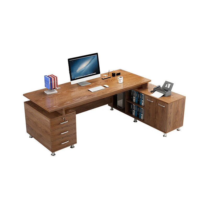 Minimalist and Modern Executive Desk and Chair Set for Single Occupancy LBZ-10145