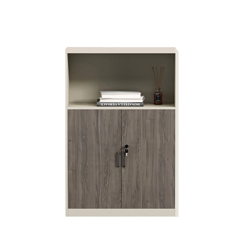 Simple Modern Walnut Office File Cabinets with Key Lock and Dividers CWG-K061