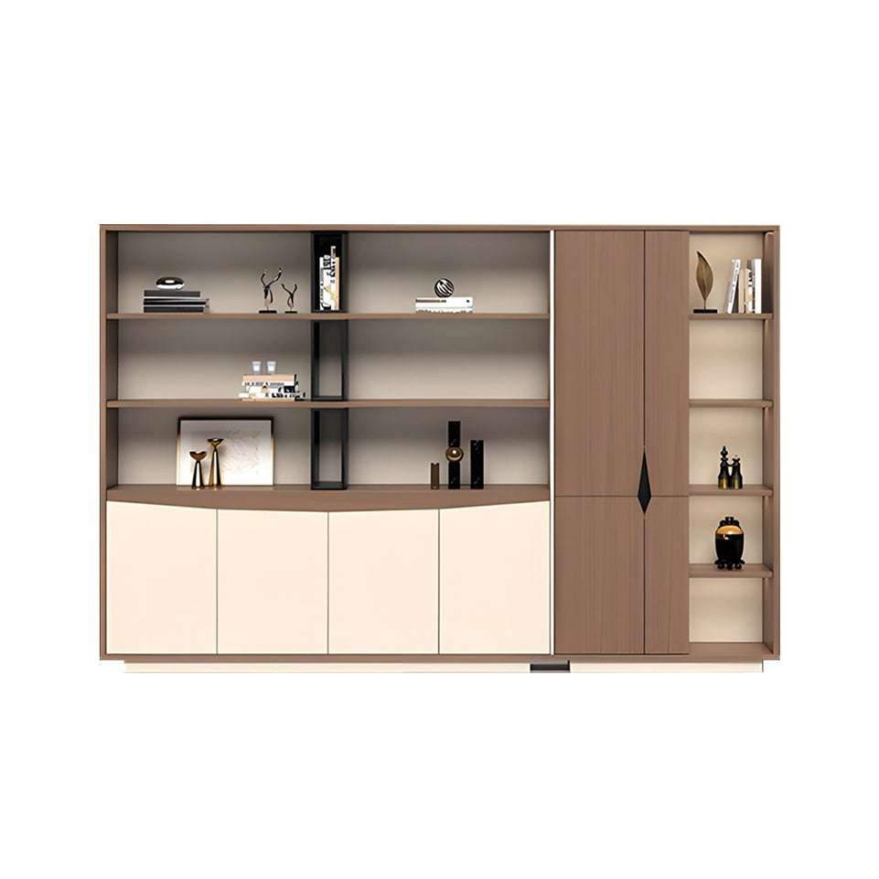 Luxurious Modern Executive Desk With Nappa Leather, Rotating Cable Box And Matrix LED Lighting For High-End Offices LBZ-2178