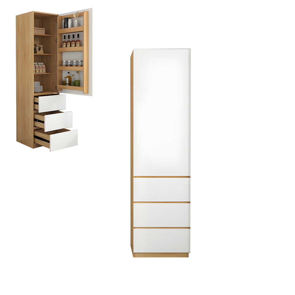 Modern Large-Capacity Storage Cabinet with Adjustable Shelves for Kitchen & Dining Use CWG-2189