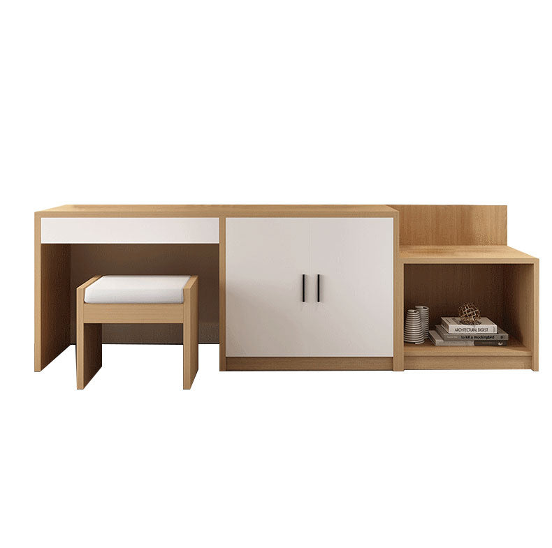 Versatile Hospitality Guestroom Desk Set With TV Stand, Luggage Storage, And Vanity Area JDJJ-2004