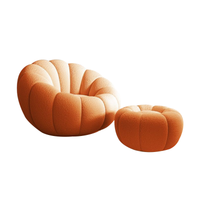 Cream Style Lazy Sofa Reclining Sleepy Pumpkin Sofa Chair BSF-2066