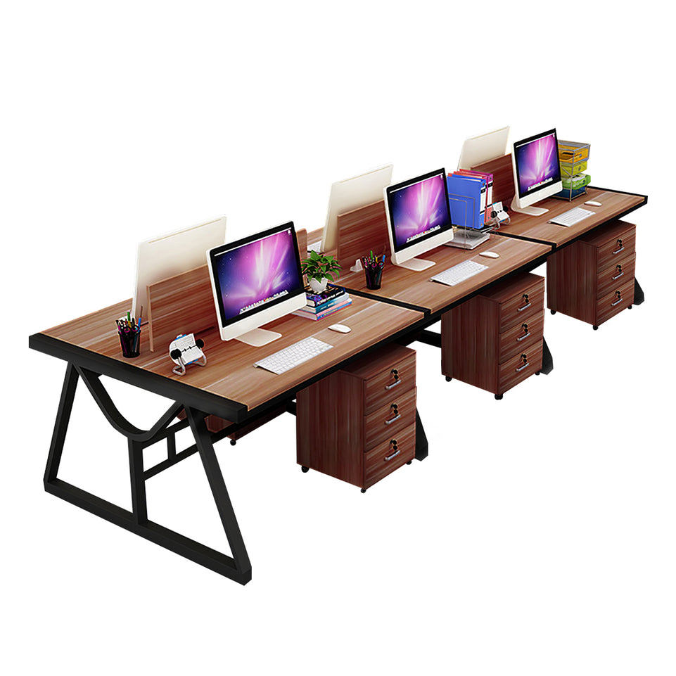 Minimalist Face-to-Face Office Desk with Mobile Storage Cabinet BGZ-2020