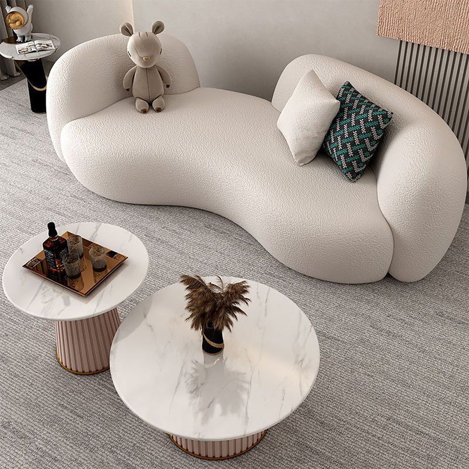 Modern Minimalist Upholstered Sofa with Rounded Corners BSF-2010