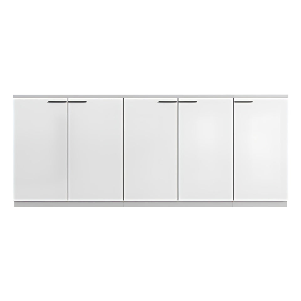 Office partition cabinet black and white storage cabinet WJG-1011