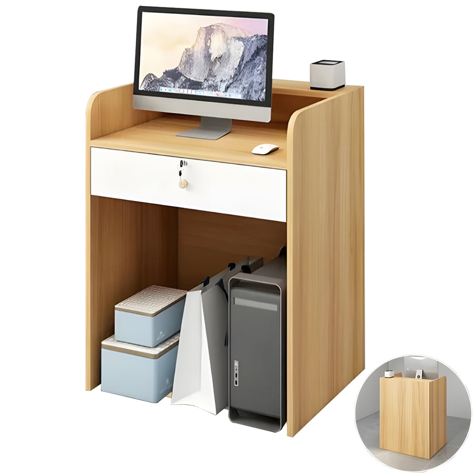 Modern Minimalist Small Reception Desk for Businesses JDT-100