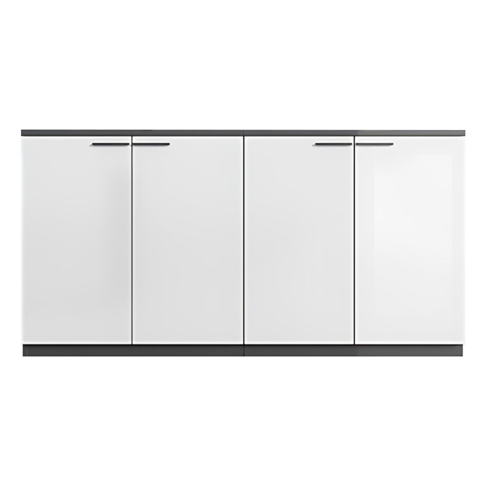 Office partition cabinet black and white storage cabinet WJG-1011