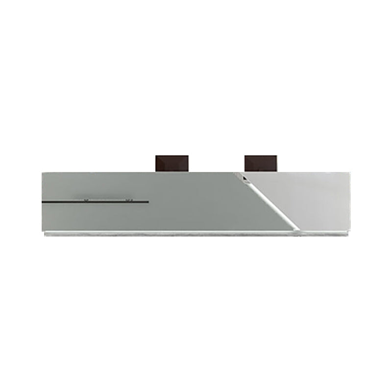 Stainless Steel Reception Desk for Hotels and Salons with Open Storage JDT-073