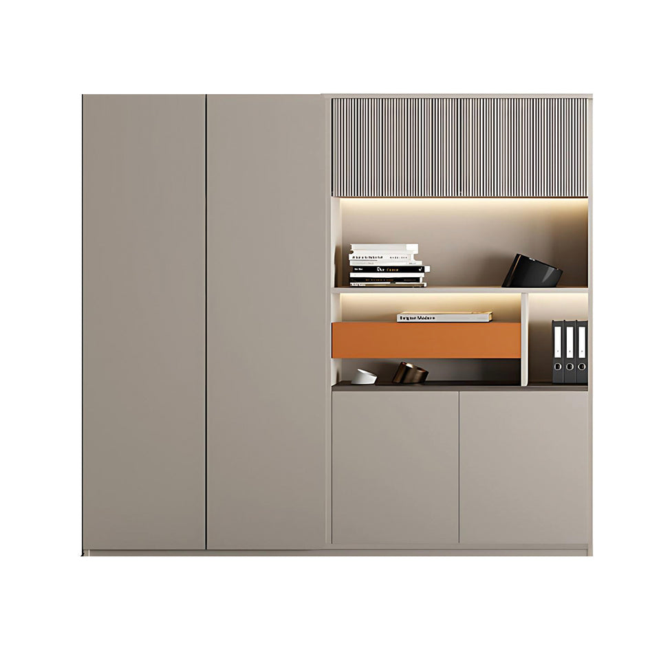 File Cabinet 79 in Tall with LED Lighting for Office