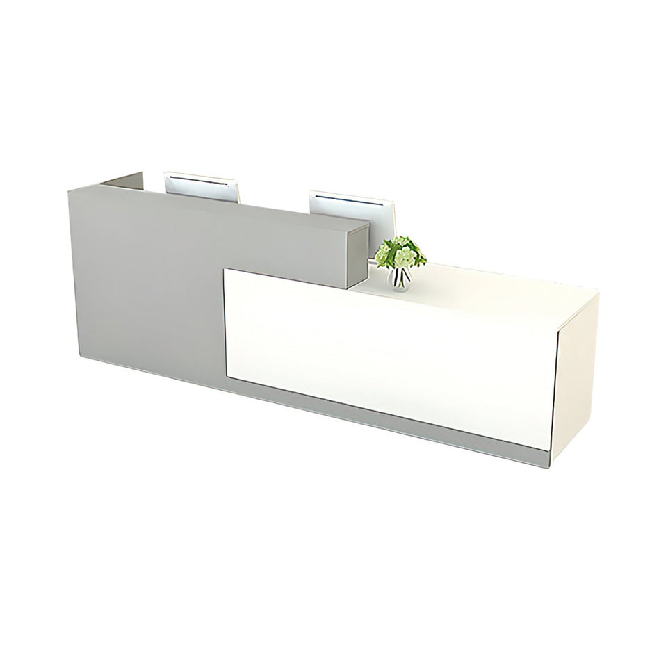 Two-Tone Modern Reception Desk JDT-047