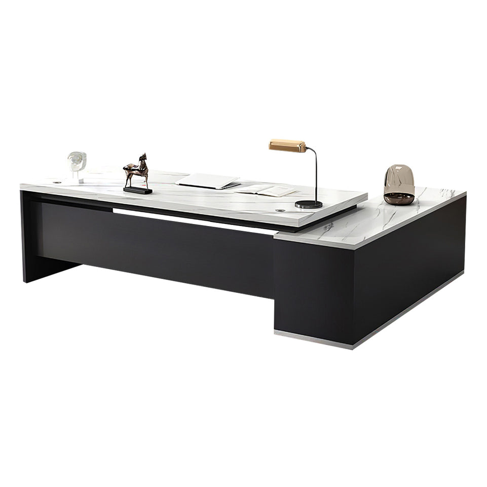 Sophisticated and Practical Executive Desk and Chair Set for a Modern Workspace LBZ-2133