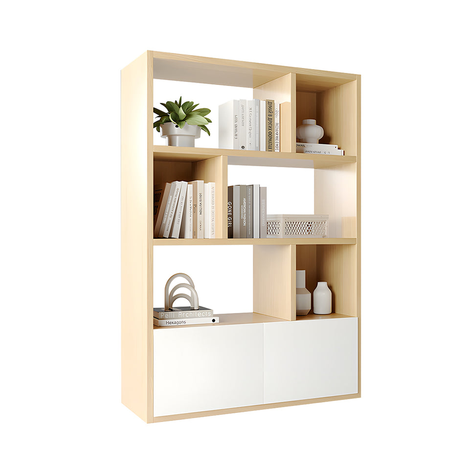 Premium Dual-Sided Office Storage File Cabinet with File and Hollow Display Shelves for Modern Workspaces CWG-2171