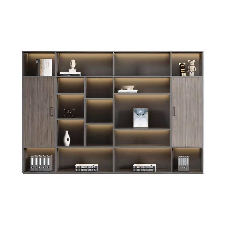 Modern Executive Office Desk and Chair Set Minimalist Design for Managers with Dual Cabinets LBZ-10154