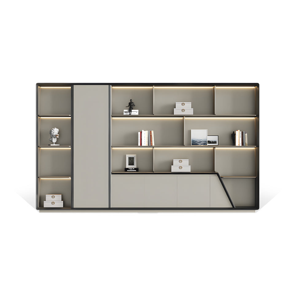 Sleek Black Edge Executive Desk with Distinctive LBZ-2015