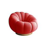 Cream Style Lazy Sofa Reclining Sleepy Pumpkin Sofa Chair BSF-2066