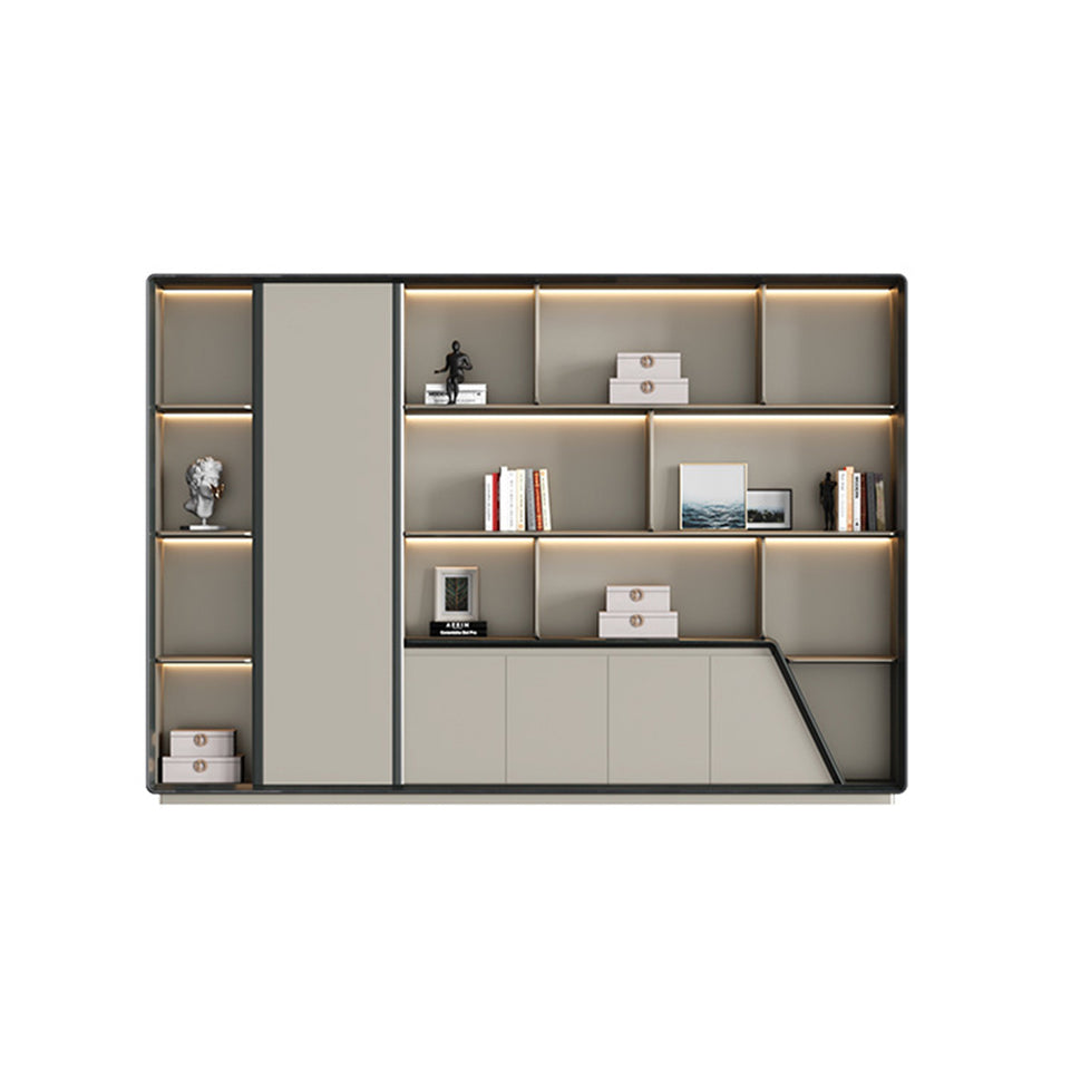 Modern L-Shaped Office Executive Desk with Storage Cabinet for High-End Workspaces LBZ-2170