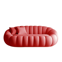 Cream Style Lazy Sofa Reclining Sleepy Pumpkin Sofa Chair BSF-2066