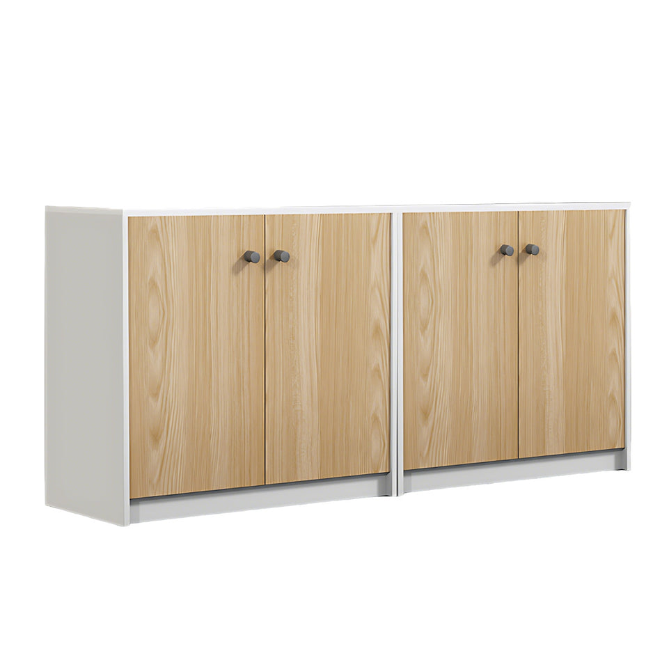 File Cabinet 31-79 in Tall with U-Shaped & Solid Wood for Office