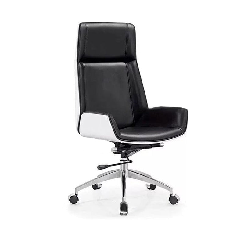 Contemporary Executive Desk and Chair Workstation with Side Cabinet and Lockable Drawers LBZ-10197