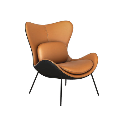 Nordic Tech Leather Single Sofa: Italian Tiger Chair