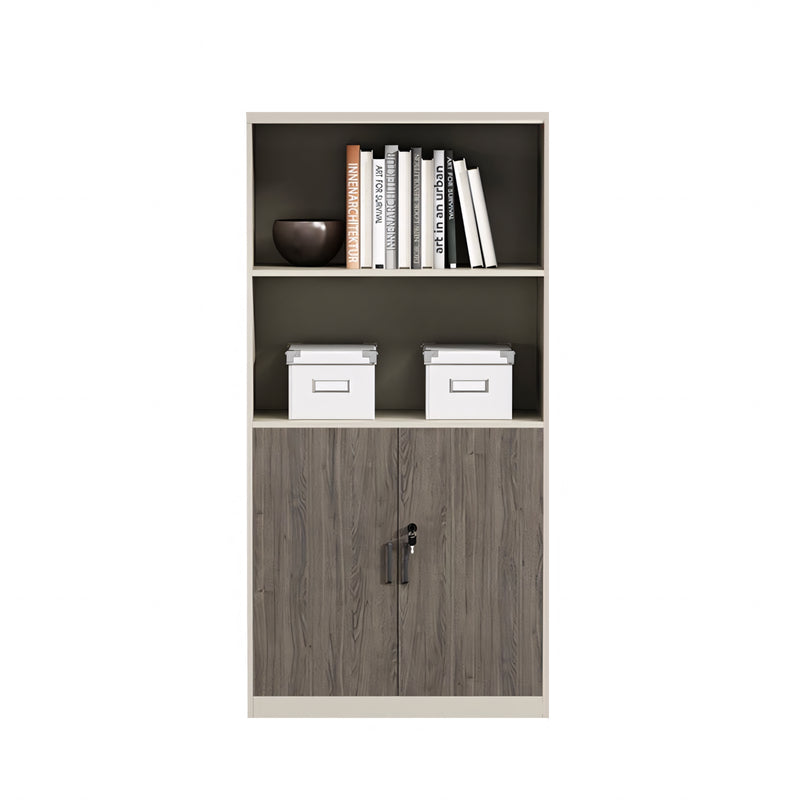 Simple Modern Walnut Office File Cabinets with Key Lock and Dividers CWG-K061